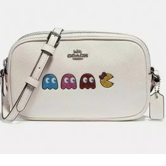 Coach Handbags - Coach x Ms Pac Man Leather Crossbody Shoulder Bag